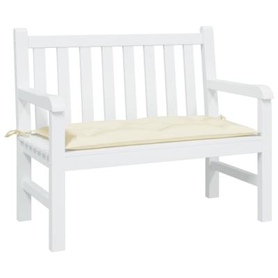 Tuinbankkussen 100x50x7 cm oxford stof crmekleurig
