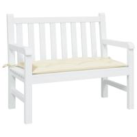 Tuinbankkussen 100x50x7 cm oxford stof crmekleurig