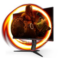 AOC 24G2SU/BK computer monitor 60,5 cm (23.8") 1920 x 1080 Pixels Full HD Zwart, Rood - thumbnail