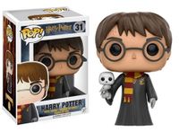 Harry Potter POP! Movies Vinyl Figure Harry with Hedwig 9 cm