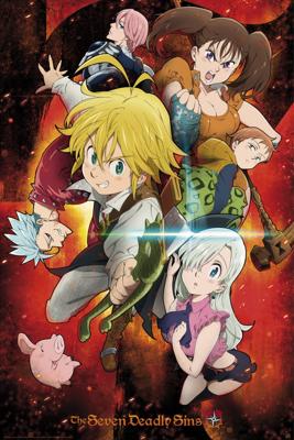 Poster The Seven Deadly Sins Characters 61x91,5cm