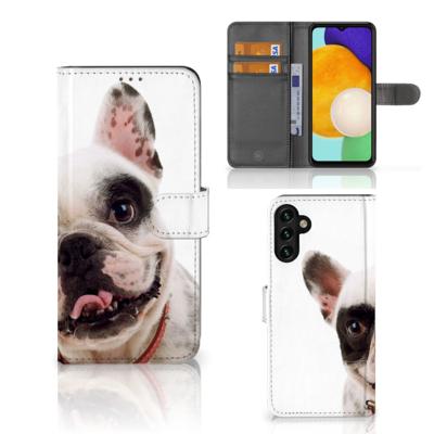 Samsung Galaxy A04s | Samsung Galaxy A13 5G | Telefoonhoesje | Met pasjeshouder | Franse Bulldog