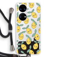 Citroenen: Huawei P50 Transparant Hoesje met koord