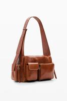 Leren tas vakken M - BROWN - U