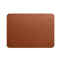 Apple origineel Leather Sleeve MacBook Pro 13 inch (2016 - 2022) Saddle Brown - MRQM2ZM/A - thumbnail