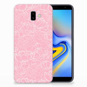 Samsung Galaxy J6 Plus (2018) TPU Case White Flowers