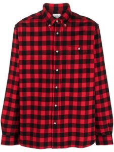 Woolrich chemise en flanelle à carreaux - Rouge