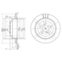 Delphi Diesel Remschijf BG3154 - thumbnail