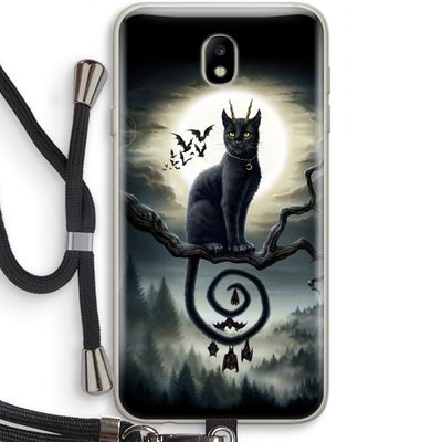 Moonlight Companions: Samsung Galaxy J7 (2017) Transparant Hoesje met koord