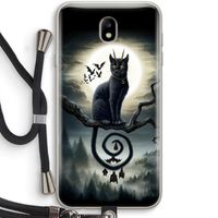 Moonlight Companions: Samsung Galaxy J7 (2017) Transparant Hoesje met koord