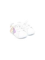 DSQUARED2 KIDS chaussures de pré-marche à coutures multicolores - Blanc - thumbnail