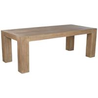 Eettafel Home ESPRIT Natuurlijk Elmhout 220 x 100 x 76 cm