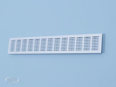 Ventilatiestrip aluminium extrusie 80 mm brons