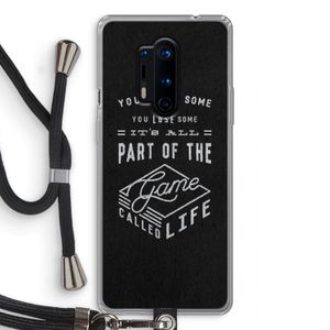 Life: OnePlus 8 Pro Transparant Hoesje met koord