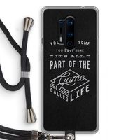 Life: OnePlus 8 Pro Transparant Hoesje met koord