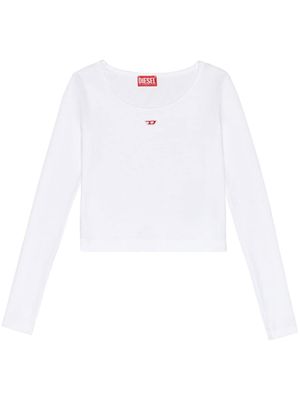 Diesel t-shirt T-Ballet-D à manches longues - Blanc