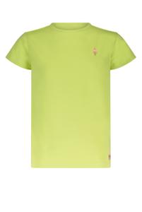 NoNo Meisjes t-shirt - Basic - Sour lime