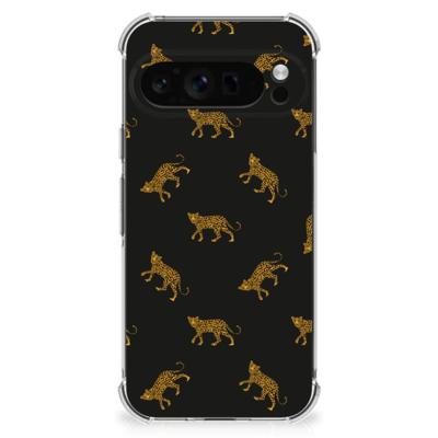Case Anti-shock voor Google Pixel 9 Pro XL Leopards