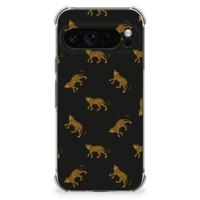 Case Anti-shock voor Google Pixel 9 Pro XL Leopards