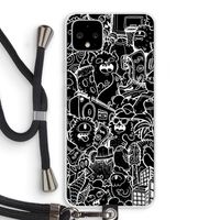 Vexx Black City : Pixel 4 XL Transparant Hoesje met koord