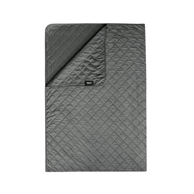 Bedsprei Velvet Ruit Ruiten 180x260 Cm Antraciet Anti Allergie Fresh And Co - Dekbed-Discounter.nl