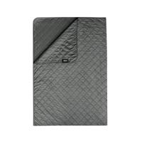 Bedsprei Velvet Ruit Ruiten 180x260 Cm Antraciet Anti Allergie Fresh And Co - Dekbed-Discounter.nl