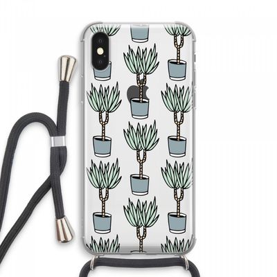 Boompje: iPhone XS Max Transparant Hoesje met koord