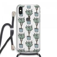 Boompje: iPhone XS Max Transparant Hoesje met koord