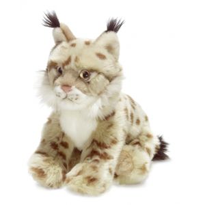 WNF pluche lynx knuffel wit 23 cm   -