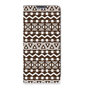 Poco X4 Pro 5G Hoesje met Magneet Aztec Brown