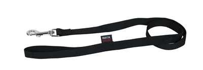 MARTIN HONDENRIEM BASIC NYLON ZWART