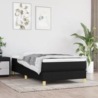 Bedframe zonder matras 80x200 cm stof zwart
