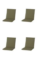 Stapelstoel kussen outdoor Manchester groen (4 stuks) Madison - Madison