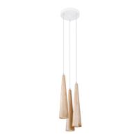 Hanglamp SULA 3P naturel hout