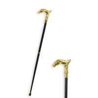 AN ALUMINIUM WALKING STICK