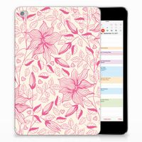 Apple iPad Mini 4 | Mini 5 (2019) Siliconen Hoesje Pink Flowers - thumbnail