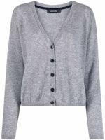 Lisa Yang cardigan en cachemire à col v - Gris