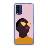 Yellow glasses: Xiaomi Redmi 9T Transparant Hoesje