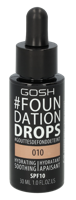 Gosh Foundation Drops SPF10 30ml Dames