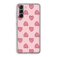 Ondersteboven verliefd: Samsung Galaxy S21 Transparant Hoesje