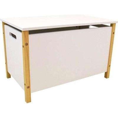SCANDIWOOD Houten speelgoedkist 37,5 x 60 x36 cm voor kinderen