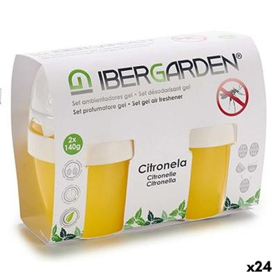 Luchtverfrisserset Ibergarden Citronella Gel (24 Stuks)