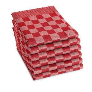 6x DDDDD theedoek barbecue 65x65 red