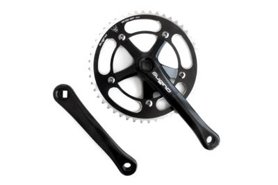 Sugino RD2 MC Messenger 48t Crankset - Zwart Sugino RD2 MC Messenger 48t Crankset - Zwart