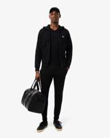 Lacoste Hooded Zipper Trainingspak Heren Zwart - Maat S - Kleur: Zwart | Soccerfanshop