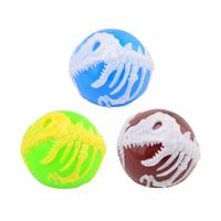 Johntoy Lichtgevende dino stuiterbal, 8cm