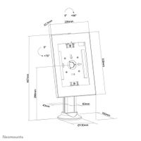 Neomounts DS15-640WH1 tablet houder - thumbnail