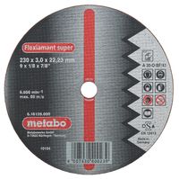 Metabo Accessoires Doorslijpschijf Ø 115x2,5x22,2 non-ferro Flexiamant super - 25 stuks - 616751000 Metabo Accessoires Doorslijpschijf Ø 115x2,5x22,2 non-ferro Flexiamant super - 25 stuks - 616751000