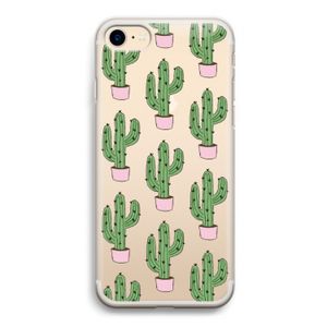 Cactus Lover: iPhone 7 Transparant Hoesje