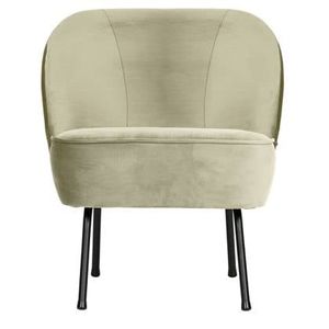 BePureHome Vogue Fauteuil - Fluweel Pistache